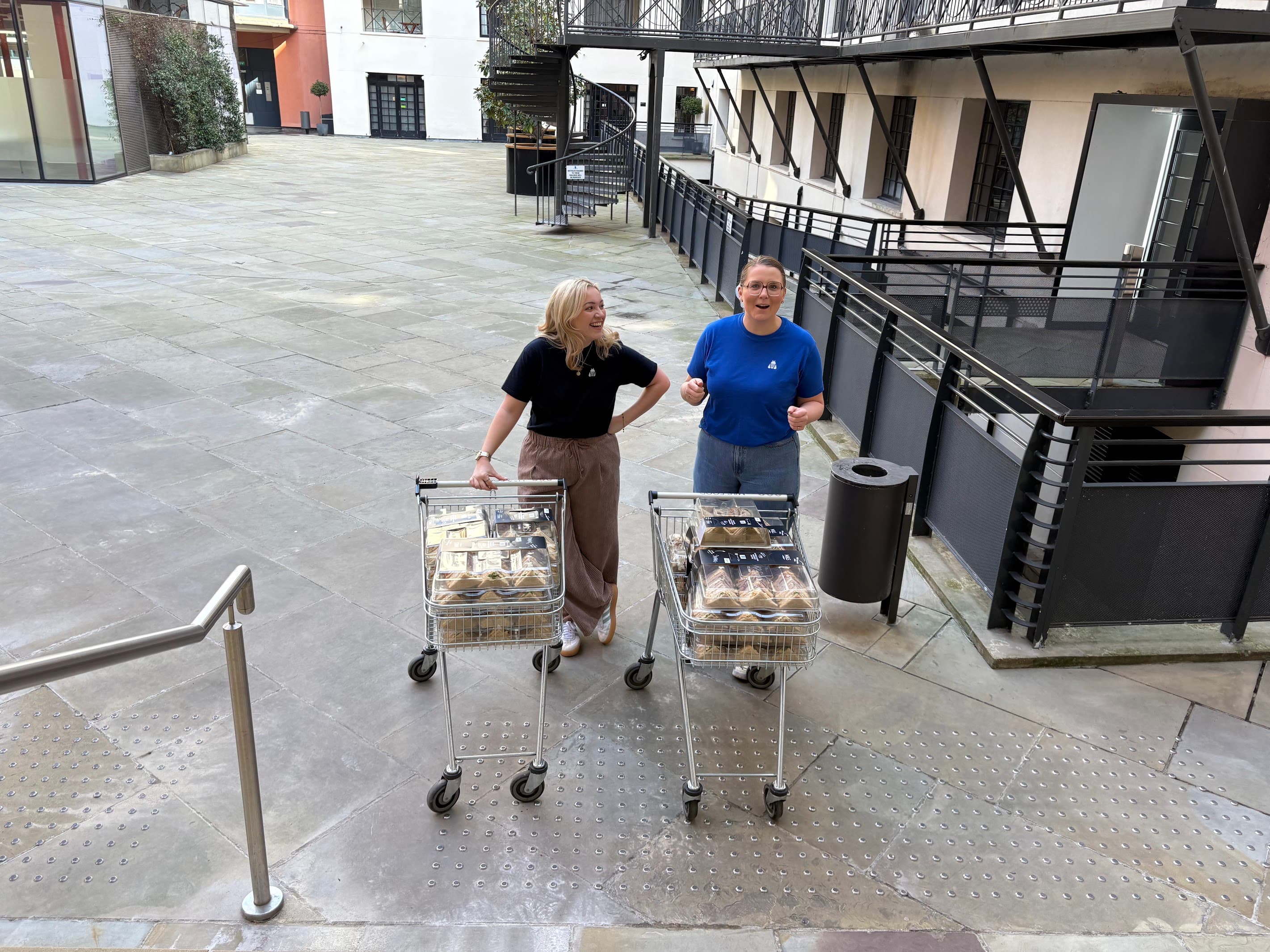 The time Jess and Emma traveresed London to get everyone lunch